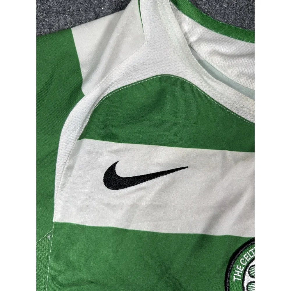 Vintage Nike Celtic FC 2005/2006 Home Football Shirt Mens XS White Soccer Jersey - Picture 6 of 16